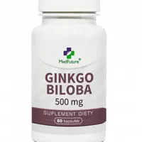 Ginkgo Biloba, suplement diety, 500 mg, 60 kapsułek