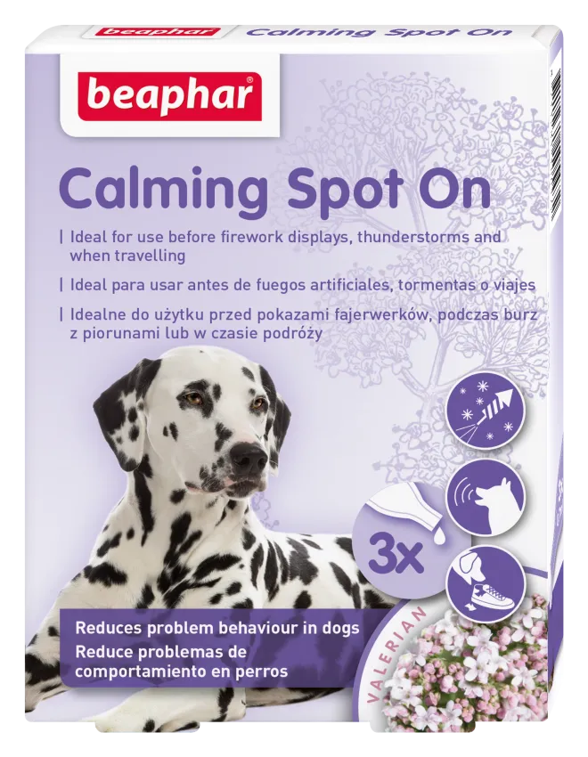 Beaphar Calming Spot On Krople uspokajające dla psów, 3 x 0,7 ml