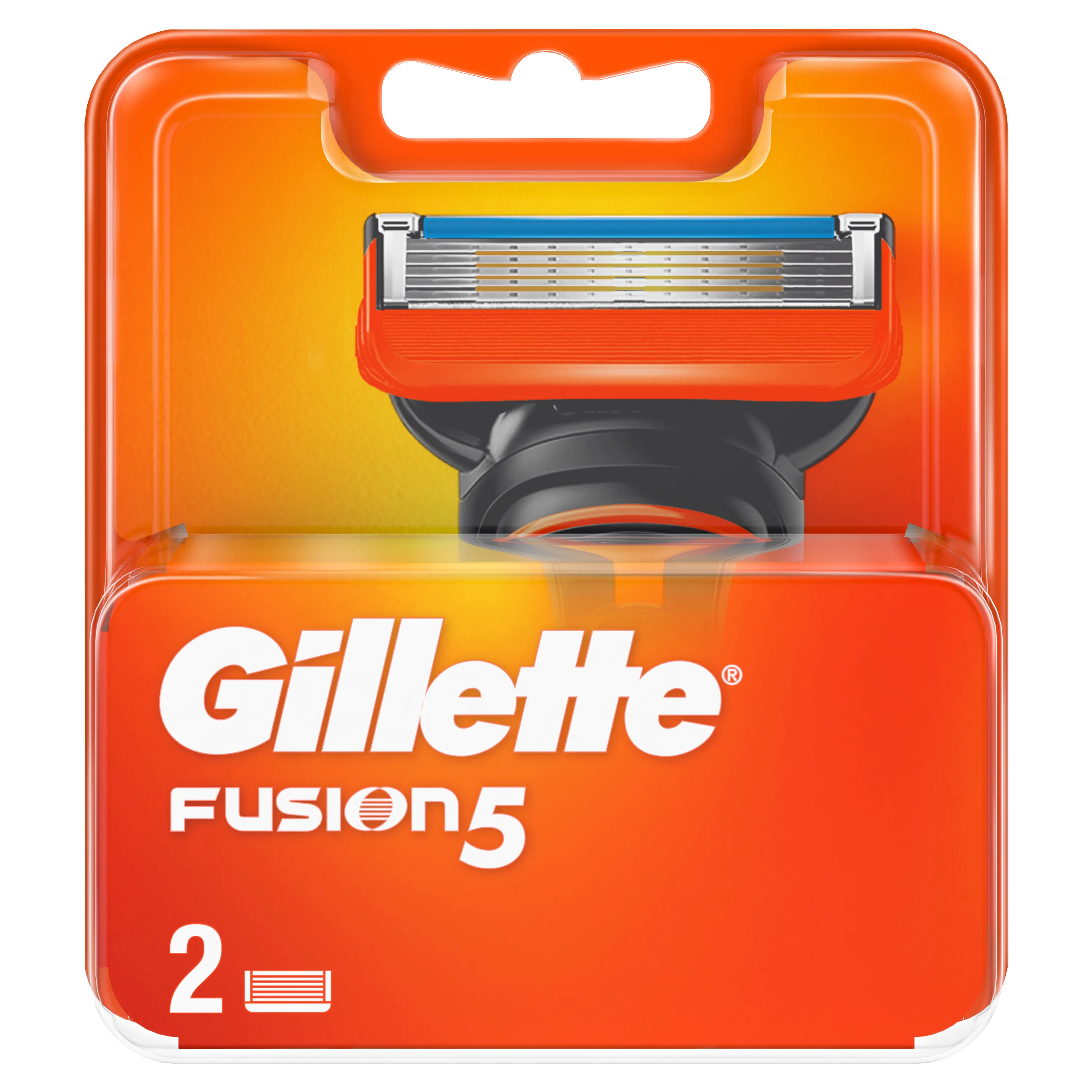 Gillette Fusion Wkład do maszynki manualnej do golenia dla mężczyzn, 2 szt.