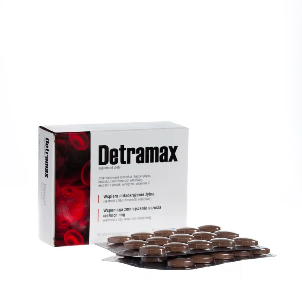 Detramax, suplement diety, 60 tabletek