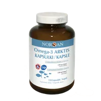 Norsan Omega-3 Artkis kapsułki z naturalnym olejem z dorsza arktycznego i ekstraktem z rozmarynu, 120 kapsułek