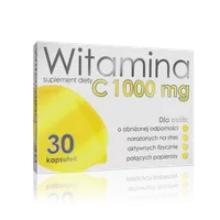 Witamina C 1000 mg, suplement diety, 30 kapsułek