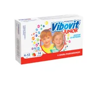 Vibovit Junior, suplement diety, smak truskawkowy, 14 saszetki