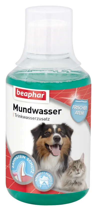 Beaphar Dental Care Mundwasser Płyn do higieny jamy ustnej dla psów i kotów, 250 ml