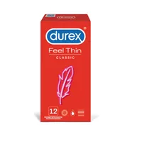 Durex Feel Thin Classic, prezerwatywy, 12 sztuk