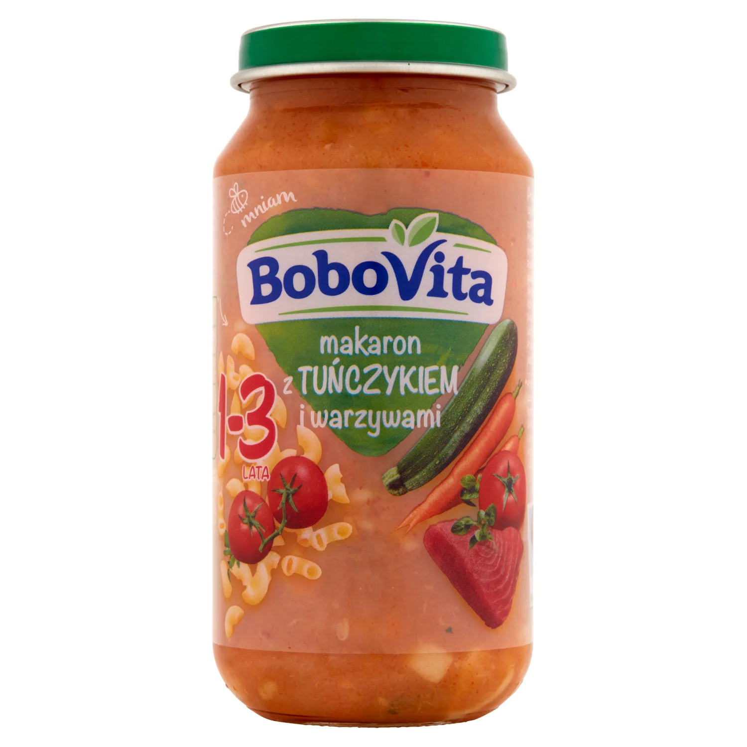 BoboVita makaron z tuńczykiem i warzywami dla dzieci w wieku 1-3 lat, 250 g