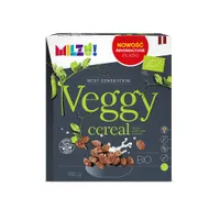 MILZU! Veggy cereal BIO Płatki śniadaniowe warzywne z kakao, 185 g
