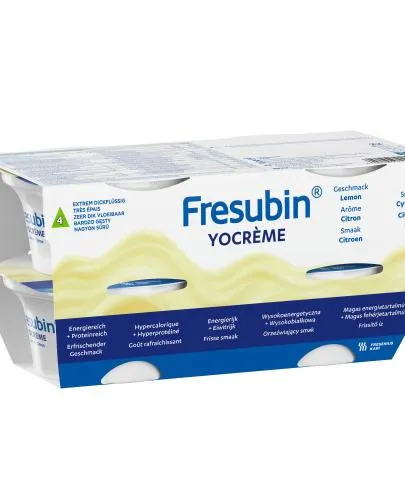 Fresubin Yocreme, smak cytrynowy, 4x125g