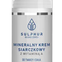 Sulphur Busko Zdrój Mineralny krem siarczkowy z witaminą A, 100ml