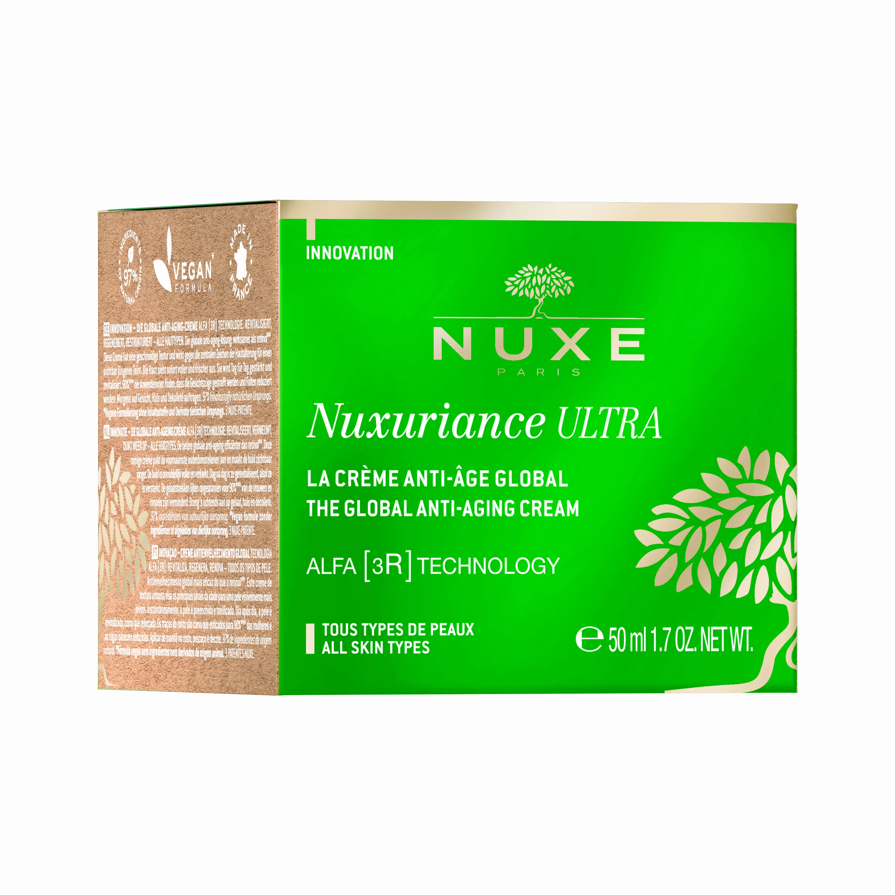 NUXE Nuxariance Ultra krem do twarzy przeciwstarzeniowy na dzień, 50 ml 