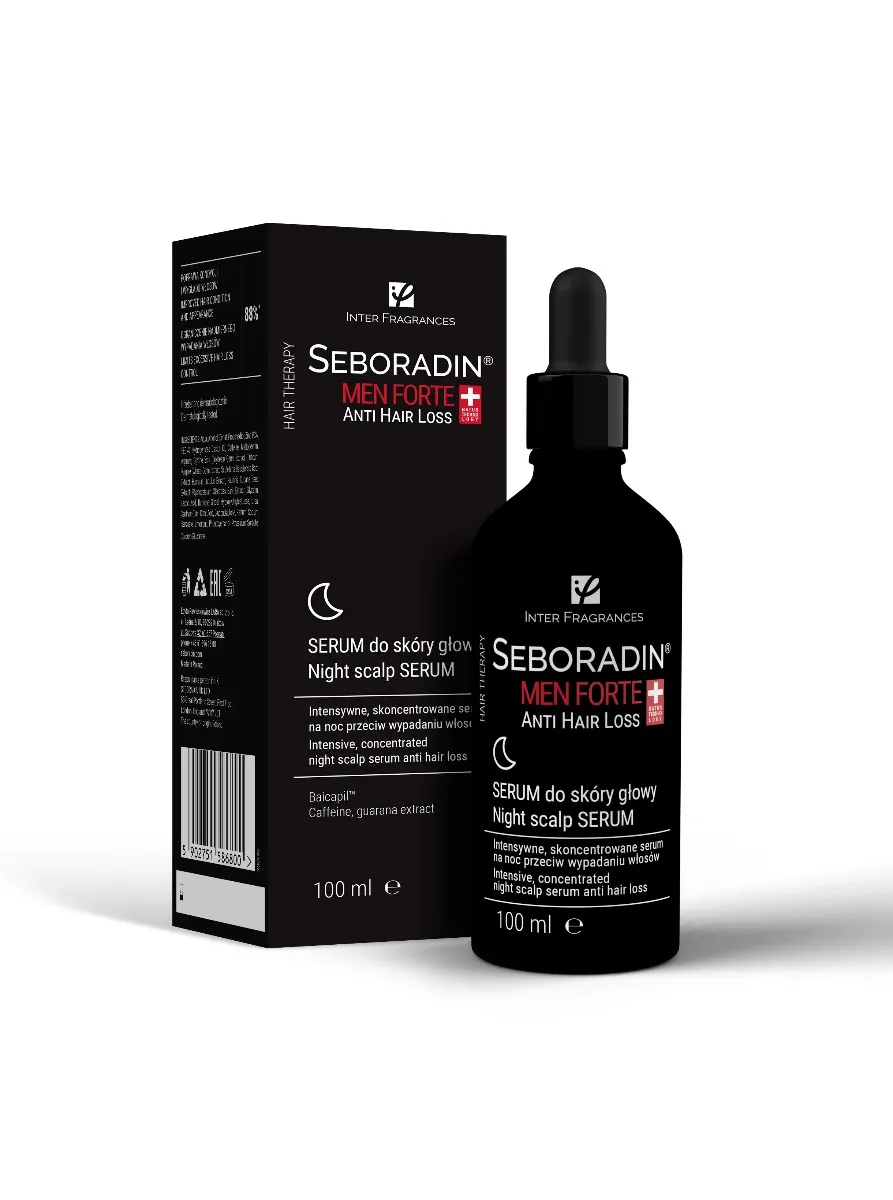 Seboradin Men Forte serum do skóry głowy przeciw wypadaniu włosów, 100 ml