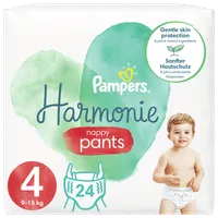 Pampers Harmonie Pants pieluchomajtki rozmiar 4 9-15 kg, 24 szt.