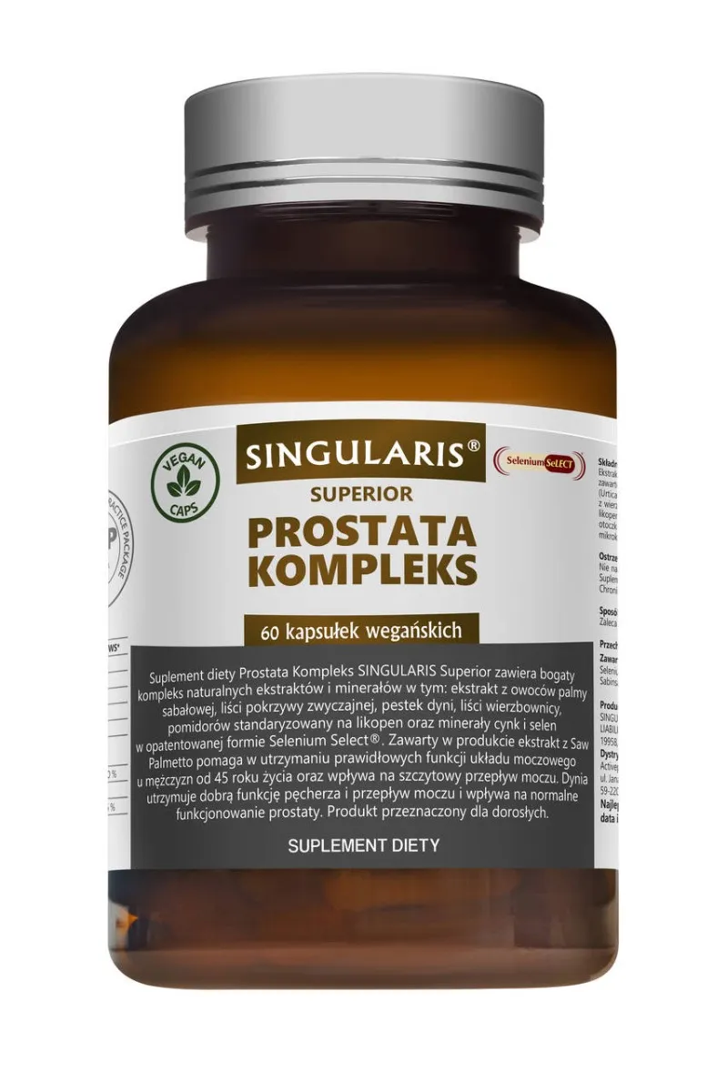 Singularis Prostata Kompleks, suplement diety, 60 kapsułek