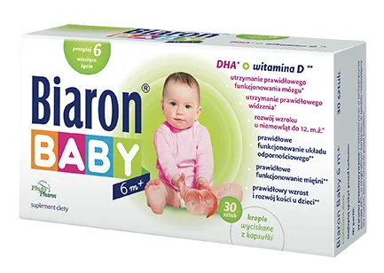 Biaron Baby 6 m+, suplement diety, 30 kapsułek twist-off