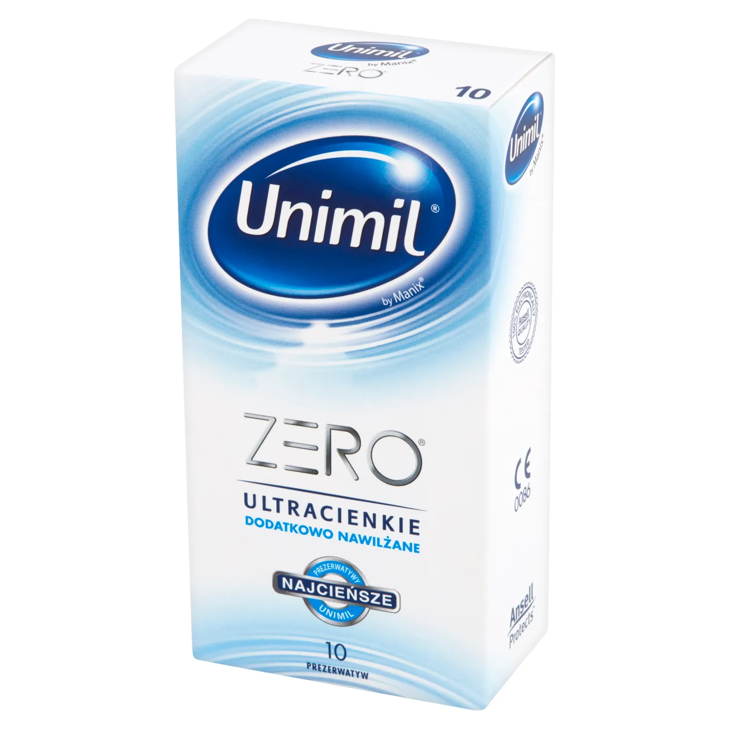 Unimil Zero, prezerwatywy, 10 sztuk