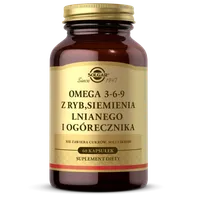 Solgar Omega 3-6-9, suplement diety, 60 kapsułek