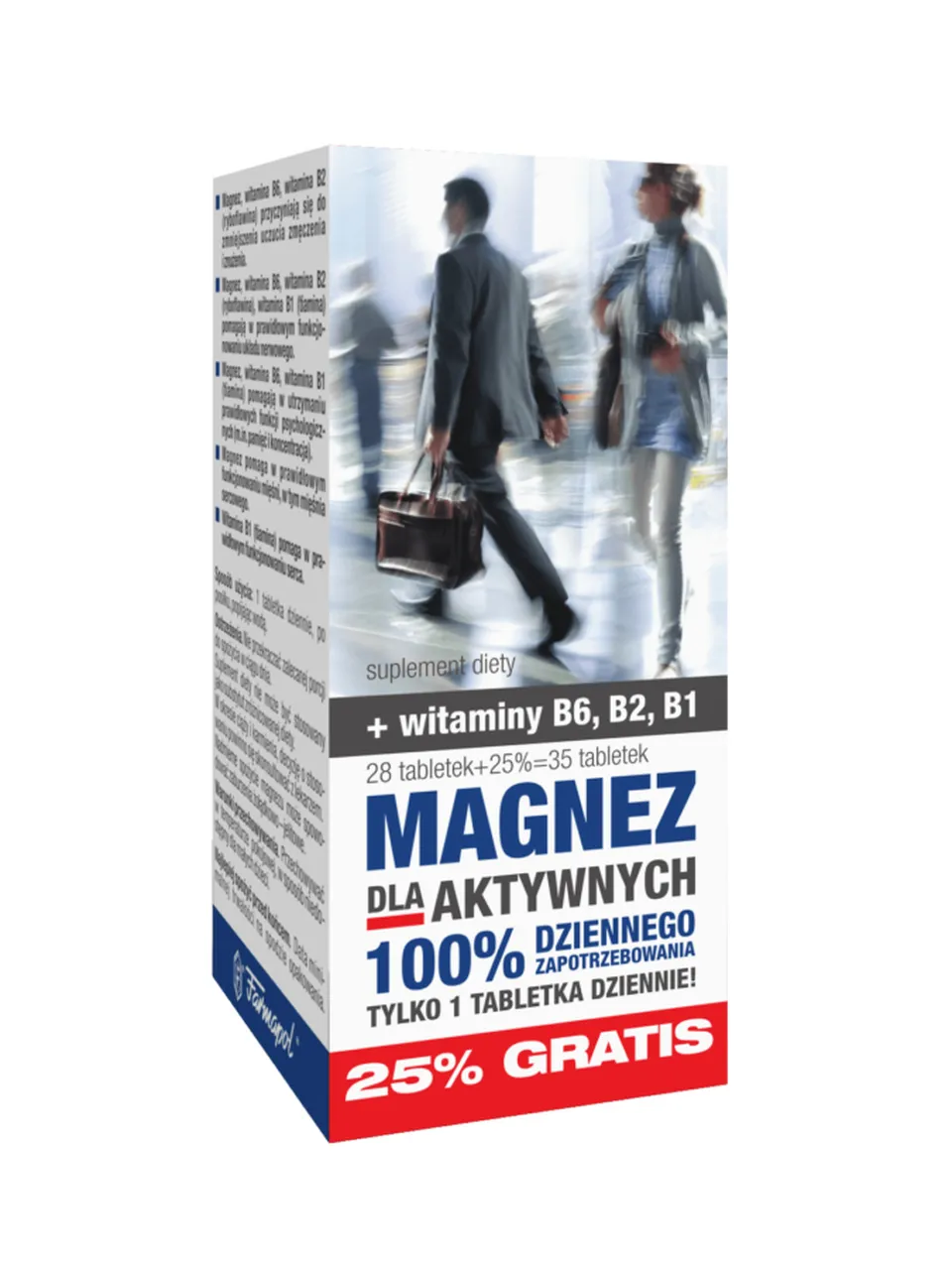 Magnez Dla Aktywnych, suplement diety, 35 tabletek