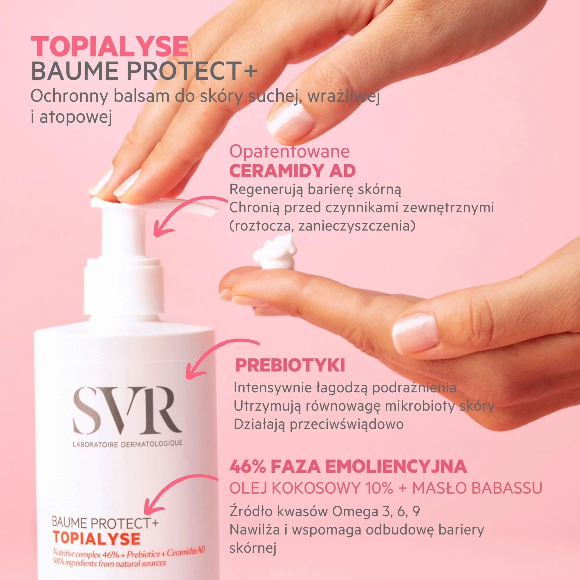 SVR Topialyse Baume Protect+, balsam, 400 ml 
