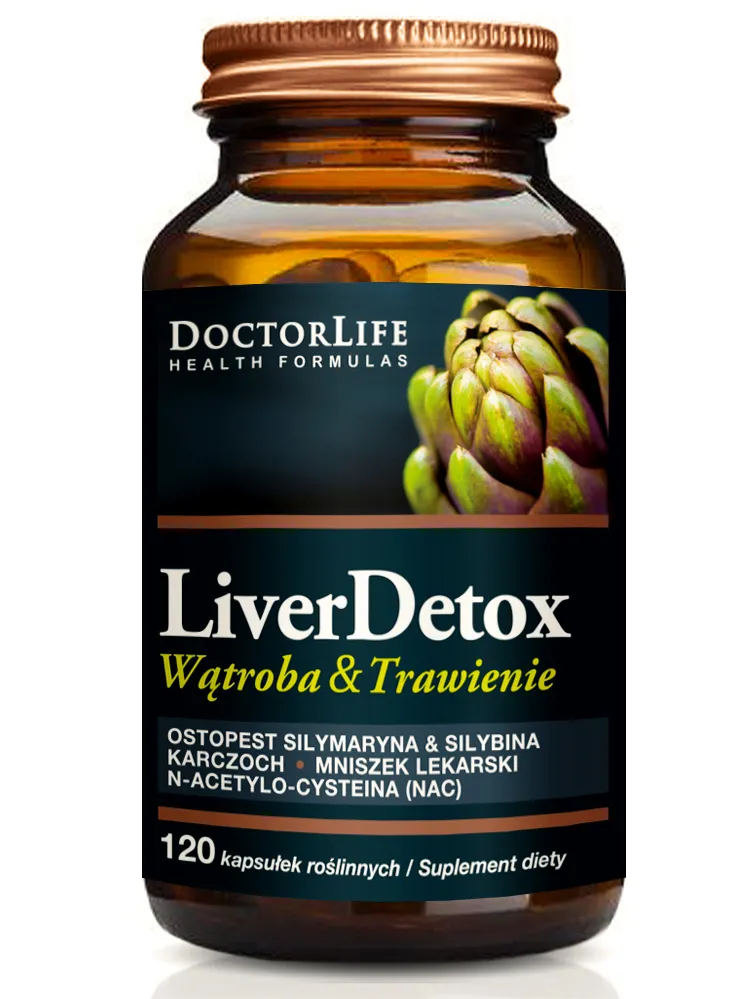 Doctor Life, Liver Detox, suplement diety, 120 kapsułek
