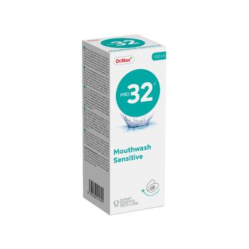 Pro32 Mouthwash Sensitive Dr.Max, płyn do płukania jamy ustnej, 500 ml. Data ważności 09-06-2023 