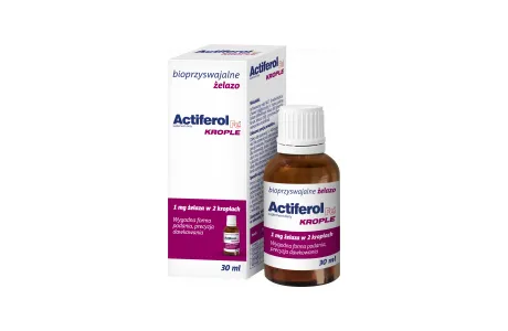 Actiferol Fe, krople, suplement diety, 30 ml