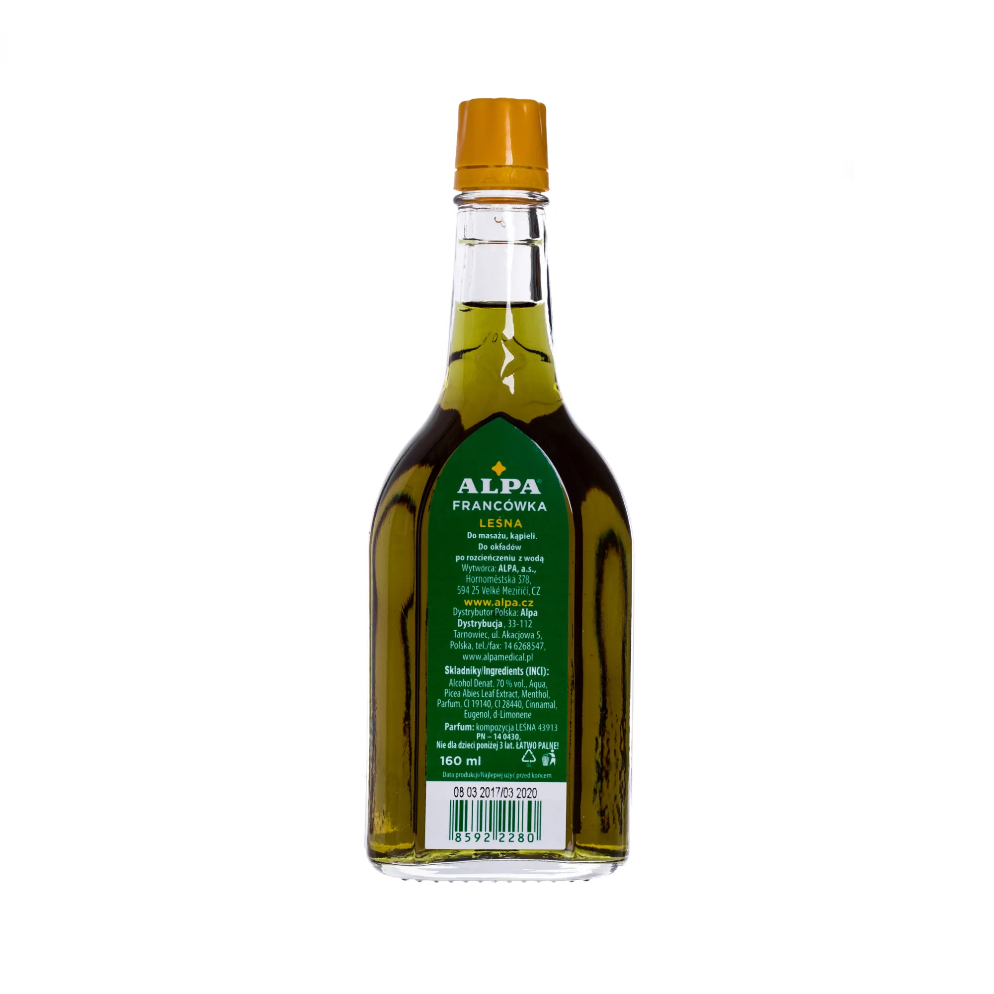 Alpa Leśna, mikstura ziołowa, 160 ml 