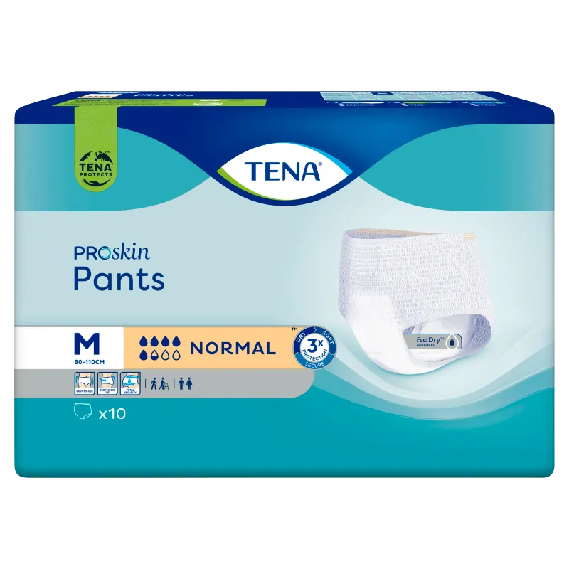 Tena Pants Normal OTC Edition, majtki chłonne, medium 80-110 cm, 10 sztuk