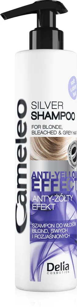 Delia Cameleo Silver szampon do włosów blond i rozjaśnianych, 200 ml