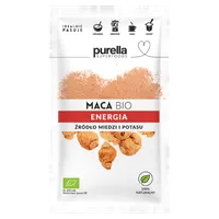 Purella Superfoods Maca BIO Witalność + energia witamina B2 sproszkowany korzeń maca, 28 g