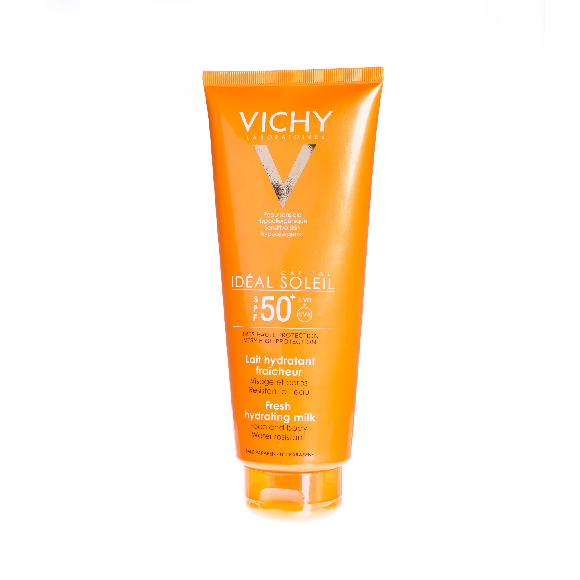 Vichy Idéal Soleil, ochronne mleczko do twarzy i ciała SPF 50+, 300 ml