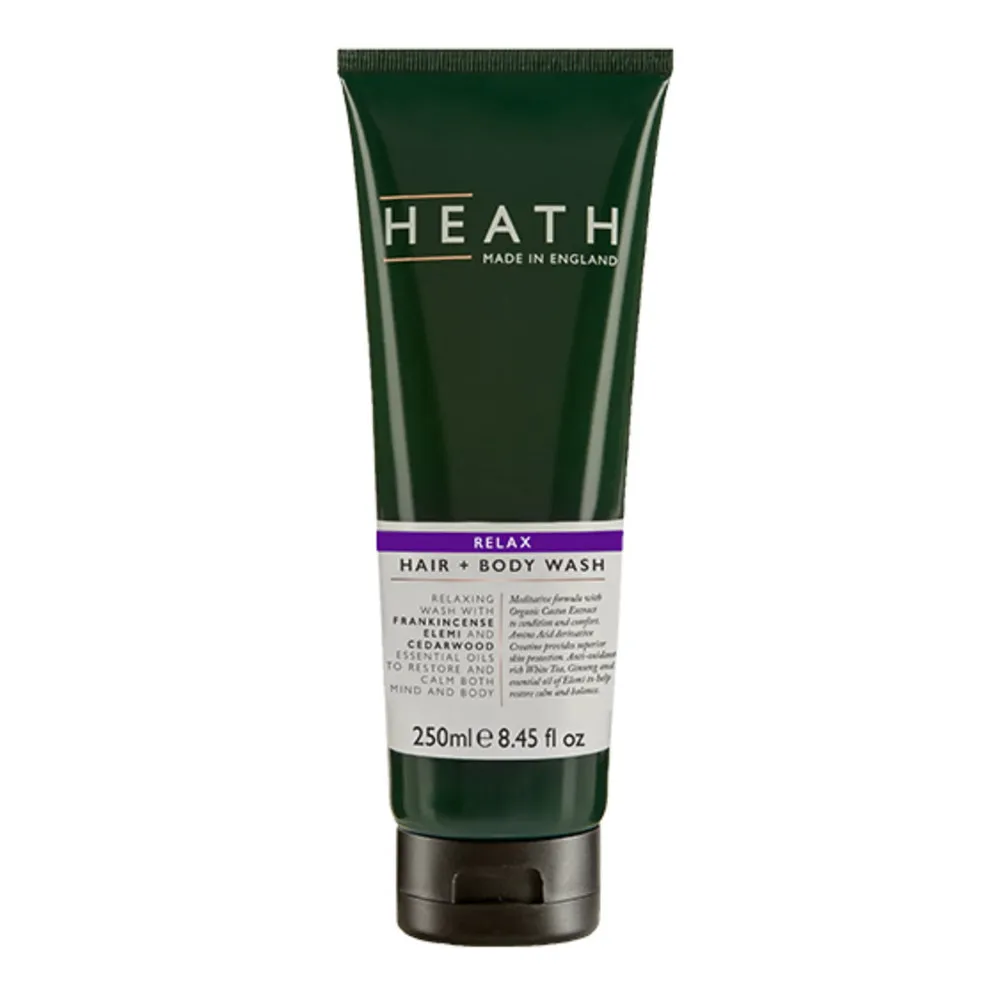 Heath Relax żel do mycia włosów i ciała dla mężczyzn, 250 ml