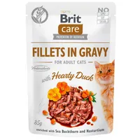 Brit Care Cat Karma z kaczką w sosie dla dorosłych kotów, 85 g