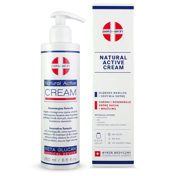 Beta Skin Natural Active Cream Krem do ciała i twarzy, 250 ml