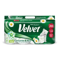 Velvet Excellence Rumianek i Aloes Papier toaletowy, 8 szt.