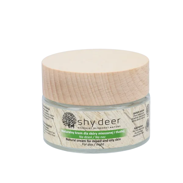 Shy Deer Naturalny krem dla skóry mieszanej i tłustej, 30 ml