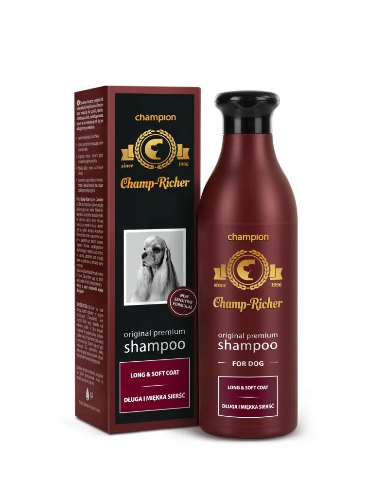 Champ-Richer Długa i miękka sierść szampon dla psów, 250 ml
