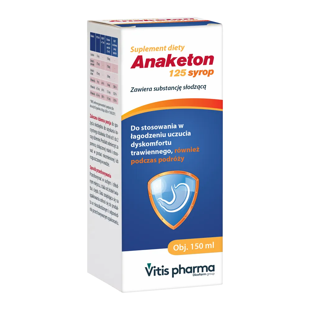 Anaketon 125 syrop, 150 ml