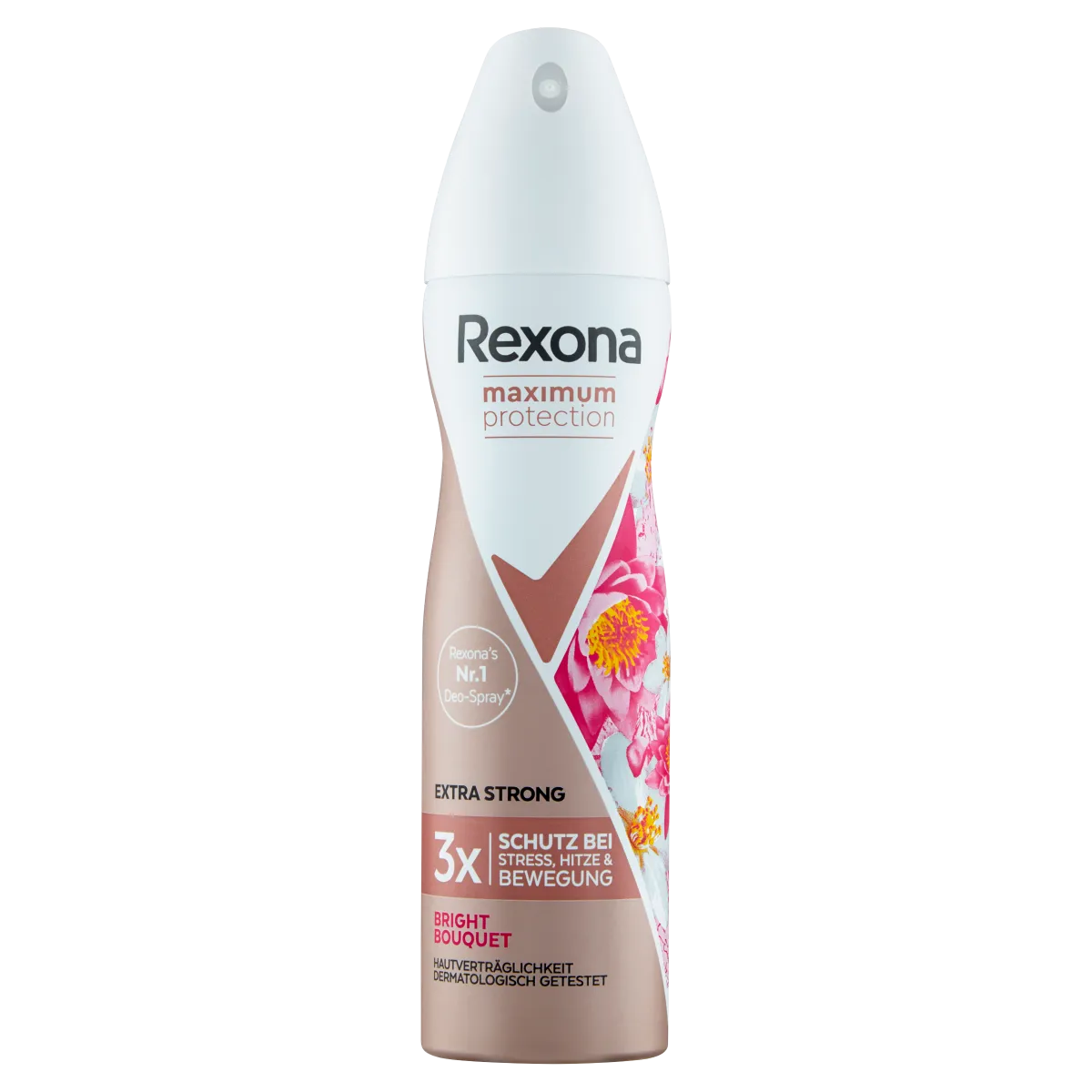 Rexona Maximum Protection Bright Bouquet Scent Antyperspirant w aerozolu o zapachu kwiatów, 150 ml