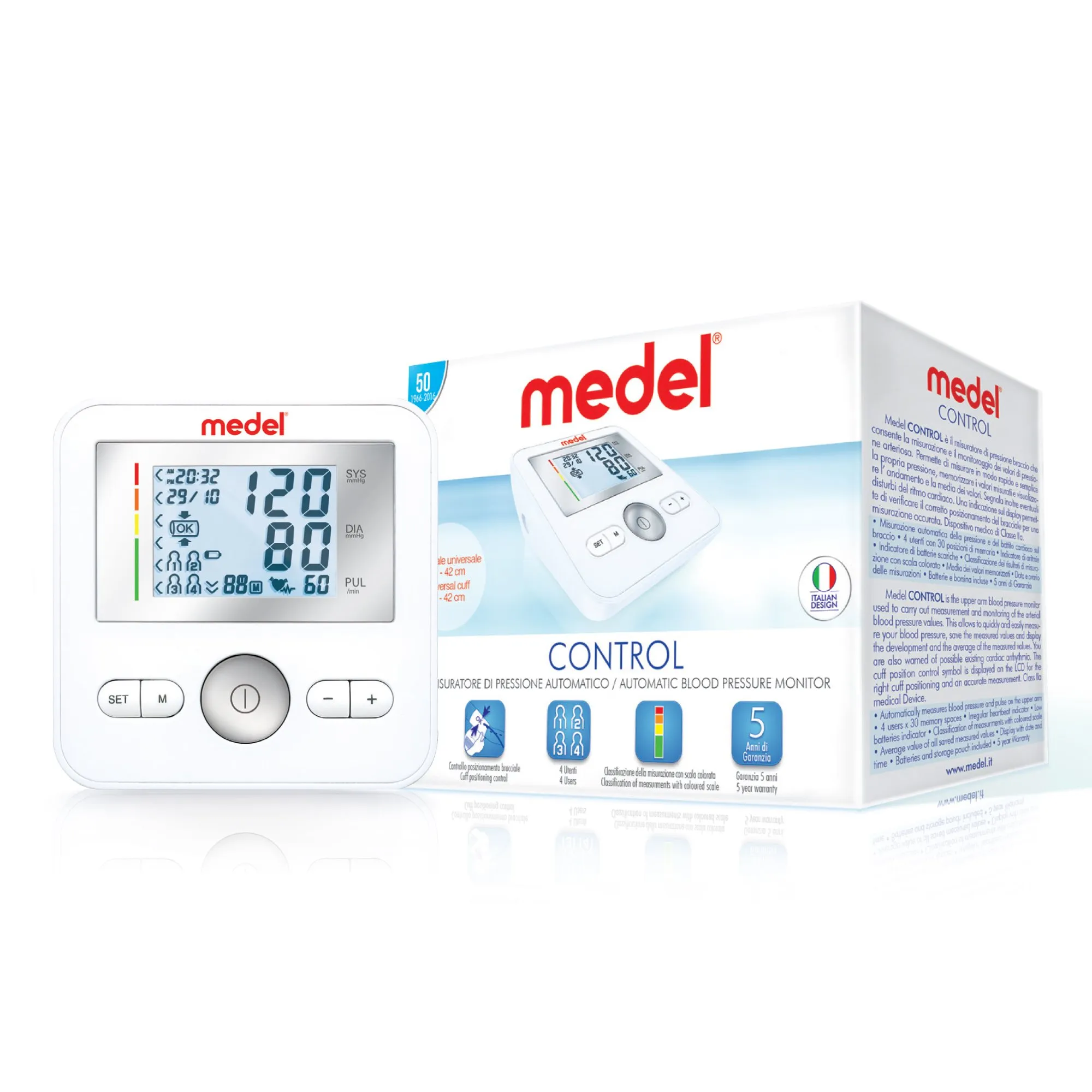 Medel Control, ciśnieniomierz naramienny, 1 sztuka