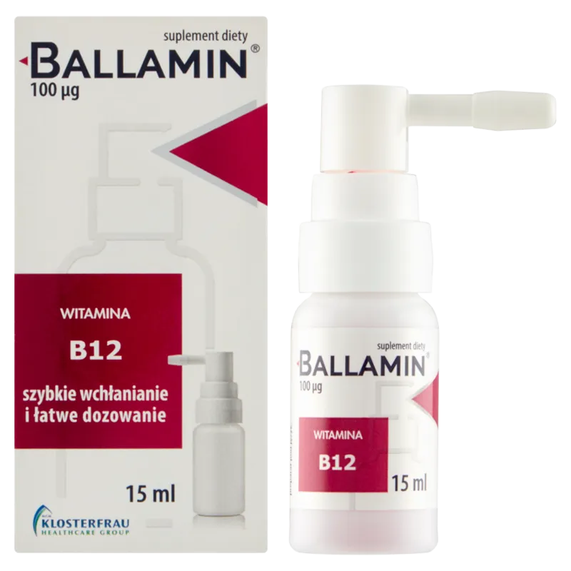 Ballamin spray do ust, suplement diety, 15 ml 