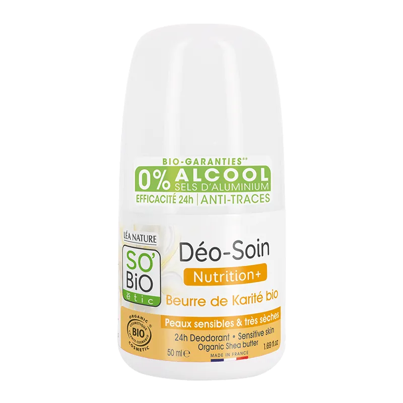 SO’BIO étic Déo-Soin organiczny dezodorant do skóry suchej i wrażliwej, 50 ml