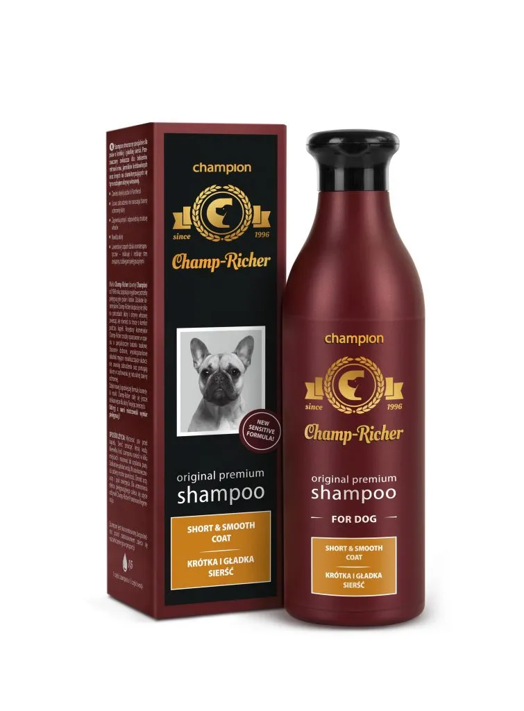 Champ-Richer szampon dla psów krótka i gładka sierść, 250 ml