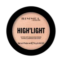 Rimmel High’light trwały rozświetlacz do twarzy, nr 002 Candlelit, 8 g