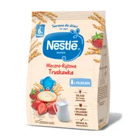 Nestle kaszka mleczno-ryżowa po 6. miesiącu o smaku truskawkowym, 230 g