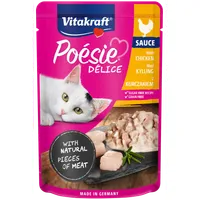 Vitakraft Poésie Délice saszetka z kurczakiem dla kotów, 85 g