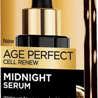 L'Oréal Paris Age Perfect Cell Renew Midnight przeciwzmarszczkowe serum do twarzy, 30 ml