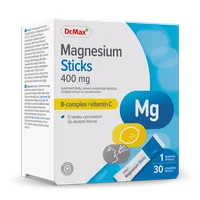 Magnesium Sticks Dr.Max, 400 mg, smak cytrynowy, 30 saszetek