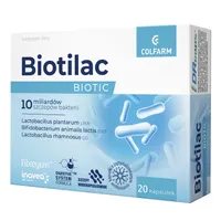 Biotilac Biotic, 20 kapsułek