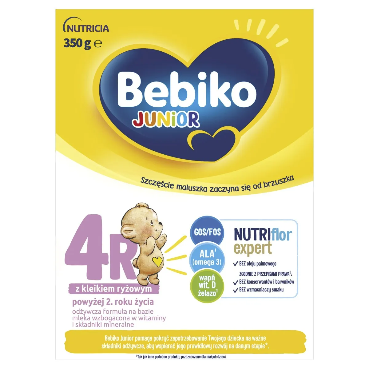 Bebiko Junior 4R Mleko modyfikowane dla dzieci powyżej 2. roku życia, 350 g 