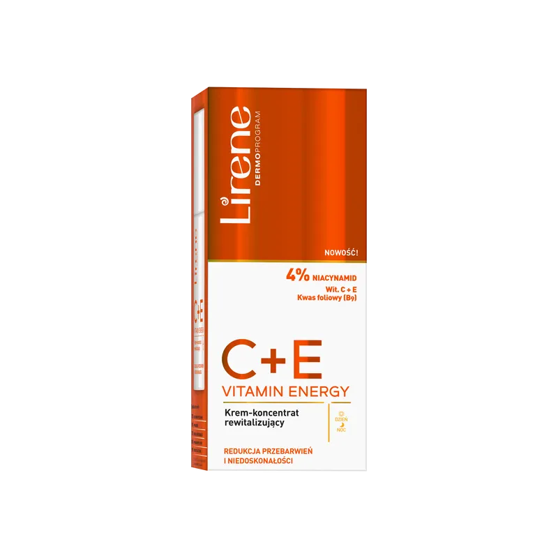 Lirene C+E VITAMIN ENERGY krem-koncentrat rewitalizujący, 40 ml z 